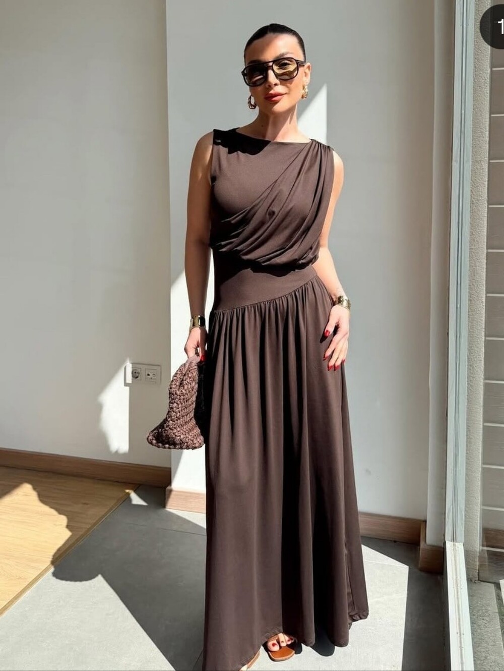 ZARA SIDE SASH DRESS MAXI DRESS NWT